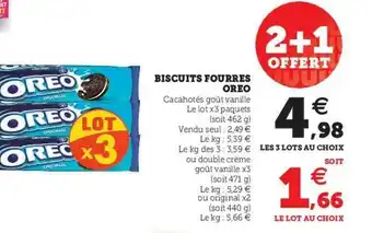 U Express Biscuits Fourrés Oreo offre