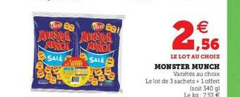 U Express Monster Munch offre
