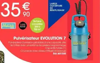 Brico Pro Pulvérisateur EVOLUTION 7 offre