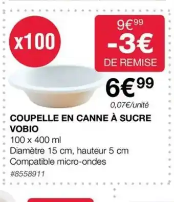 Costco COUPELLE EN CANNE À SUCRE offre