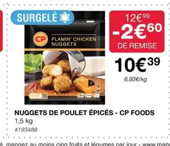Costco NUGGETS DE POULET ÉPICÉS - CP FOODS offre