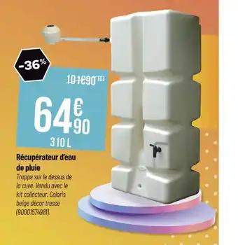 Bricorama Récupérateur d'eau de pluie offre