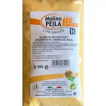 Auchan Polenta Instantanée Molino Peila offre