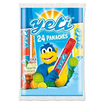 Auchan Yeti Tubes Panaches Aux Arômes Naturels Yetigel offre