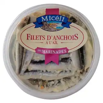 Auchan Filets D'anchois Marinés À L'ail Micéli offre