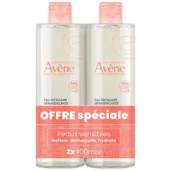 Auchan Avène Mes Essentiels Lotion Micellaire Toutes Peaux Sensibles offre