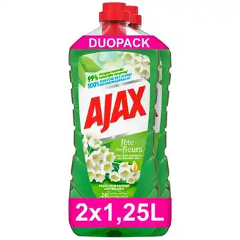 Auchan Nettoyant Ménager Fête Des Fleurs Muguet Ajax offre