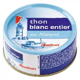 Auchan Thon Blanc Entier Au Naturel Auchan offre