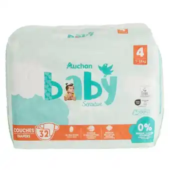 Auchan Couches Sensitive Auchan Baby offre