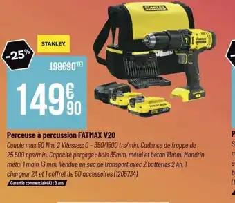 Bricorama Perceuse à percussion FATMAX V20 offre