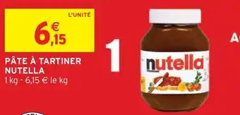 Intermarché Hyper PÂTE À TARTINER NUTELLA offre