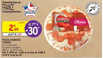 Intermarché Hyper PIZZA CHORIZO FIORINI offre