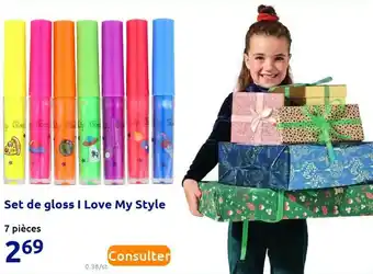 Action Set de gloss i love my style offre