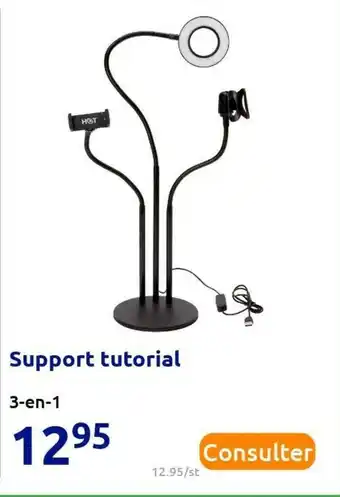 Action Support tutorial offre