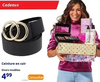 Ceinture en cuir