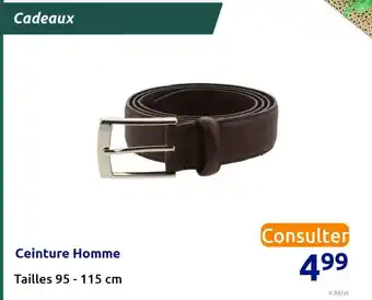 Action Ceinture homme offre