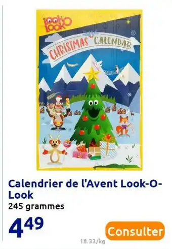 Action Calendrier de l'avent look-o-look offre