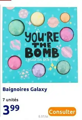 Action Baignoires galaxy offre
