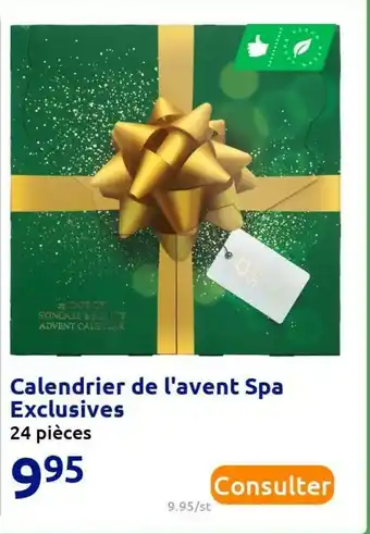 Calendrier de l'avent spa exclusives