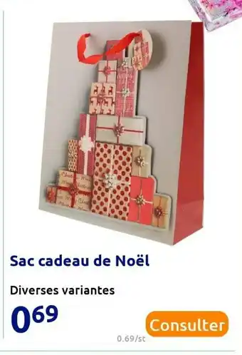 Action Sac cadeau de noël offre