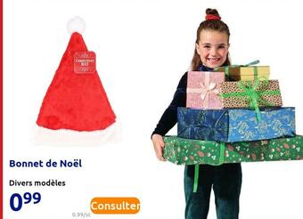 Action Bonnet de noël offre