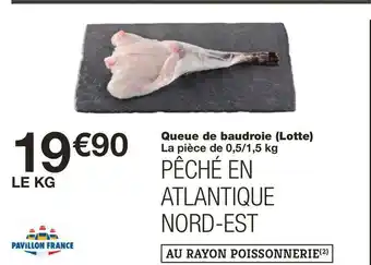Monoprix Queue de baudroie lotte offre