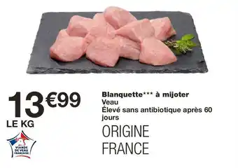 Blanquette à mijoter