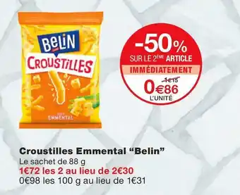 Belin croustilles emmental