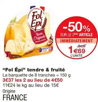 Fol épi fol épi tendre & fruité