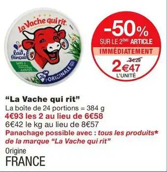 Monoprix La vache qui rit la vache qui rit offre