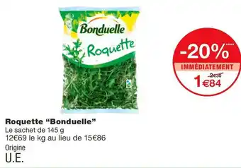 Monoprix Bonduelle roquette offre