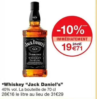 Jack daniel’s whiskey