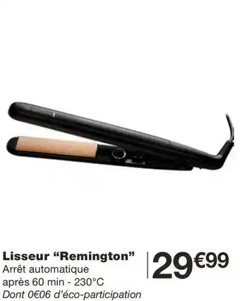 Monoprix Remington lisseur offre