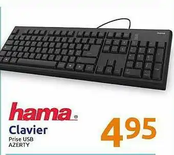 Action Clavier Hama offre