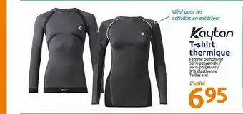 Action T-shirt Thermique Kayton offre
