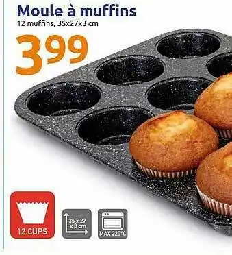 Action Moule à Muffins offre