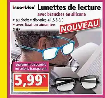 Norma Lunettes De Lecture Inca-vision offre