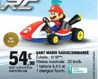 E.Leclerc Kart Mario Radiocommandé offre