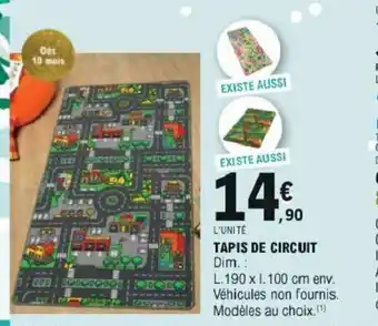 E.Leclerc Tapis de Circuit offre