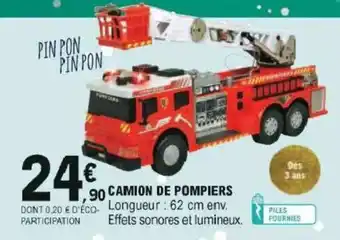 E.Leclerc Camion de Pompiers offre