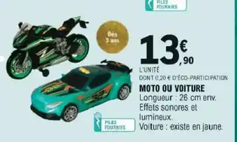 MOto ou Voiture