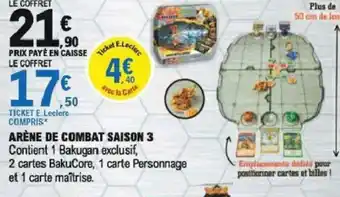 E.Leclerc Arène de Combat Saison 3 offre