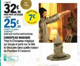 E.Leclerc Choixpeau Magique offre