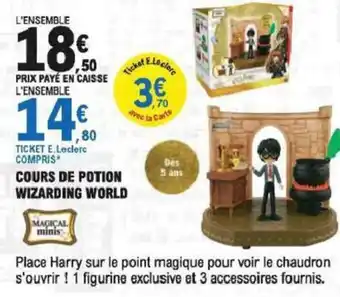 Cours de Potion Wizarding World