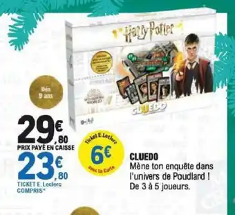 E.Leclerc Cluedo offre