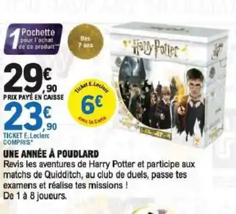Une année à Poudlard