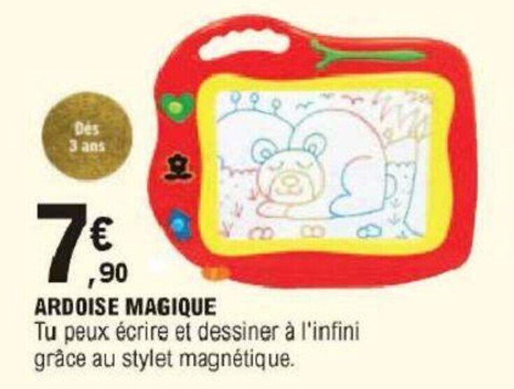 Promo Ardoise Magique chez E.Leclerc