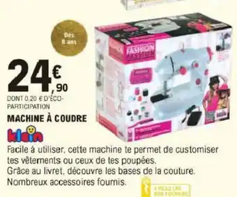 E.Leclerc Machine à Coudre offre