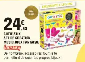 E.Leclerc Cutie Stix Set de Creation offre