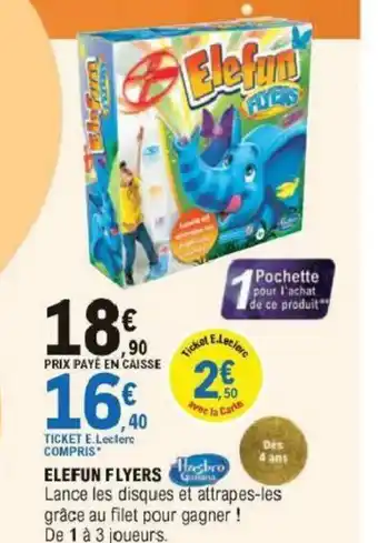 E.Leclerc Elefun Flyers offre